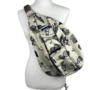 Kavu Natural Diver Rope Sling Bag RARE Hiking Travel Gorpcore Active Outdoor